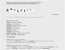 Tablet Screenshot of niusleter.com.ar